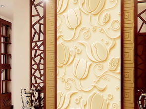 精品時尚花紋浮雕玄關(guān)壁畫 材質(zhì)編號17086585，提升家居格調(diào)的藝術(shù)之選